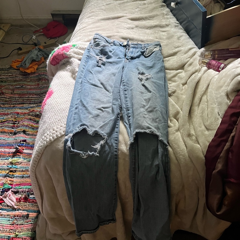 Rue21 Blue Straight Leg Jeans Classic Style